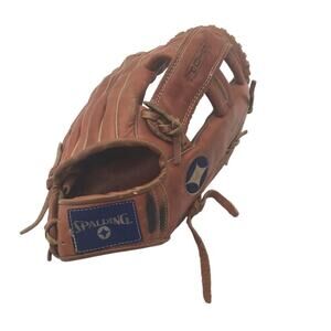 Spalding Baseball Glove Brown Right Hand Deep Pocket Unisex Adult